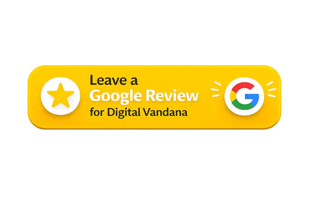 Review button for Digital Vandana digital marketing coach for women to submit client feedback and testimonials